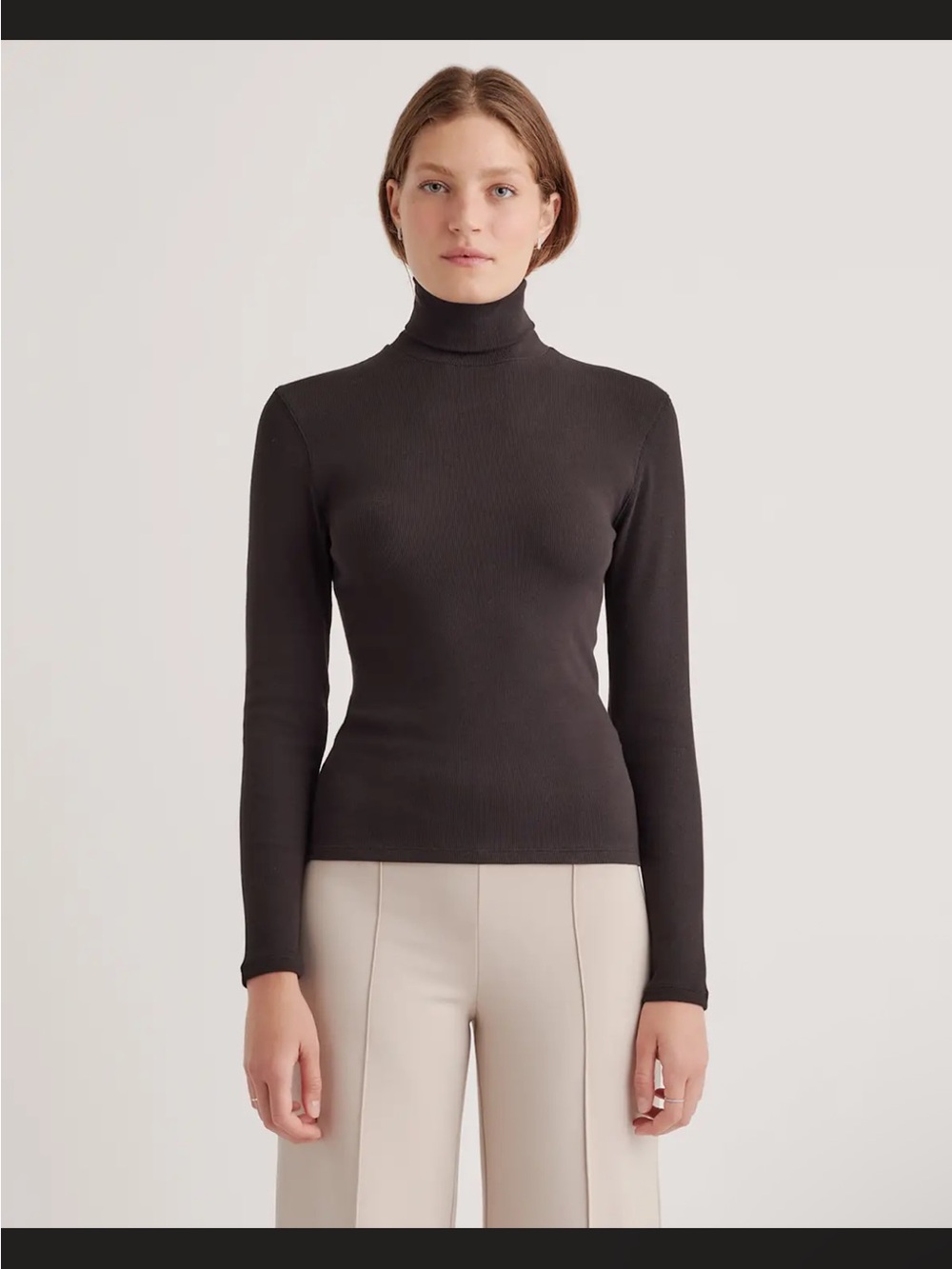 2 Quince Organic Cotton Micro-Rib Turtlenecks